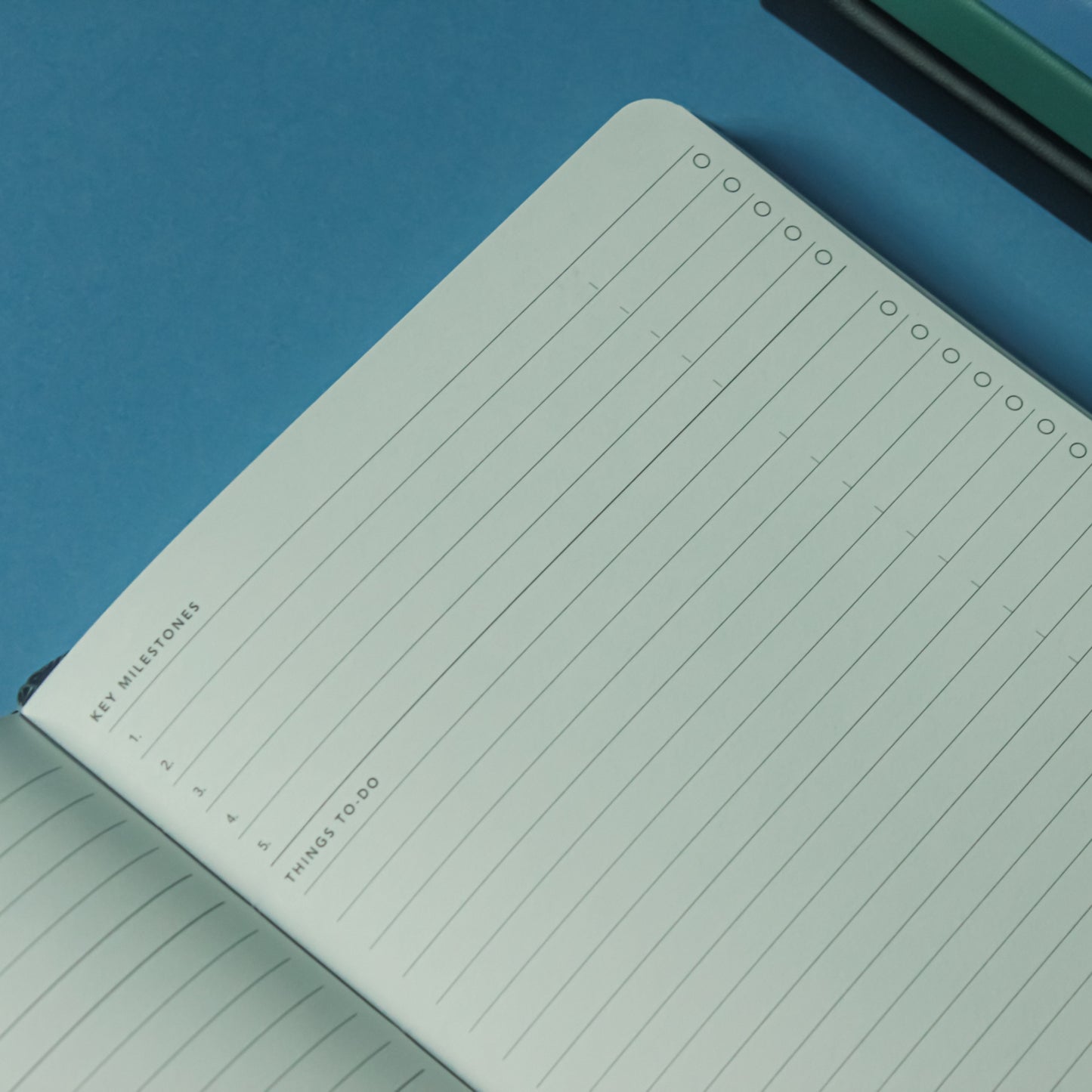 2025 Weekly Spread Diary - Teal