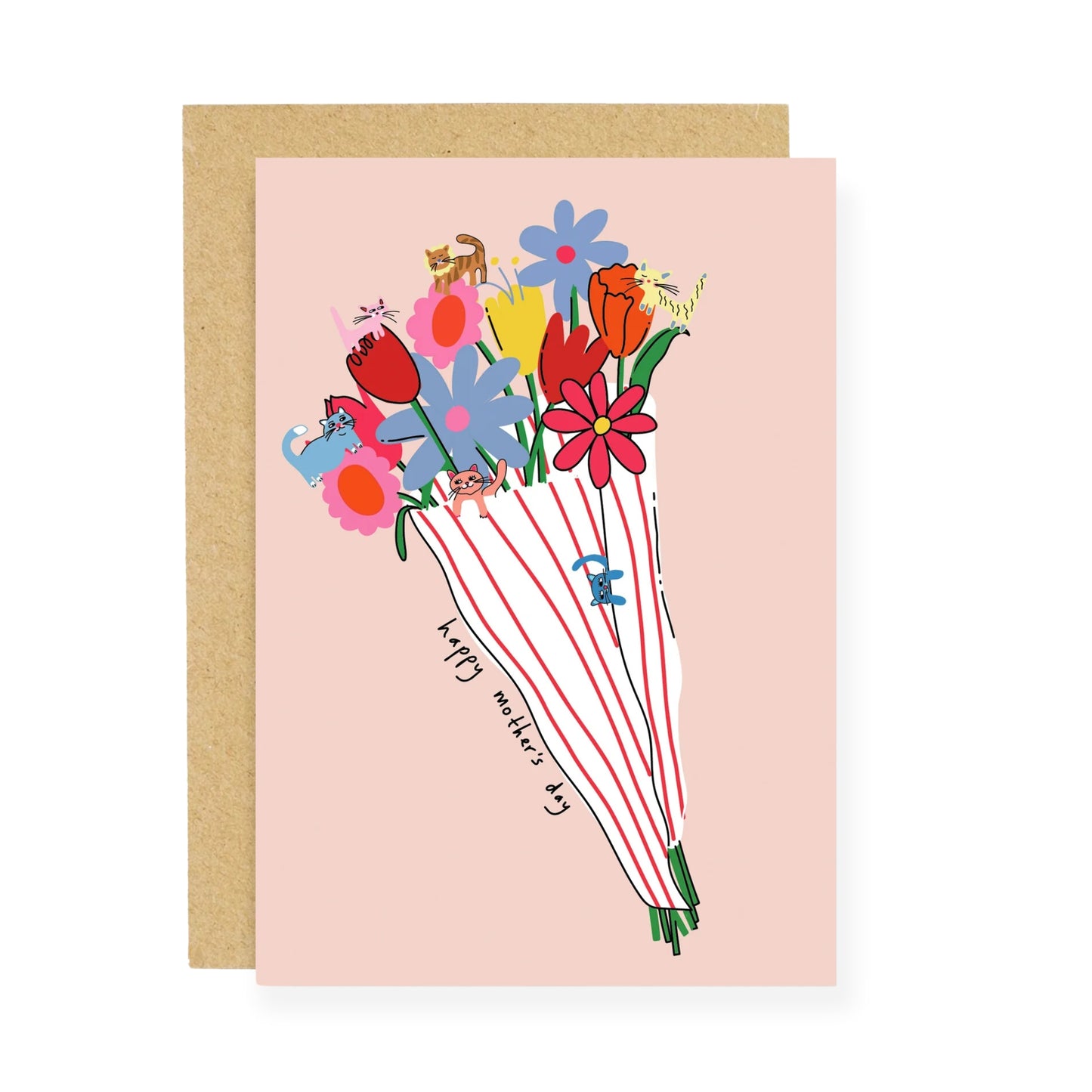 Cat Bouquet Card