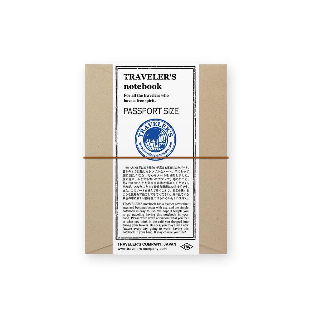 Leather Passport Notebook - Camel