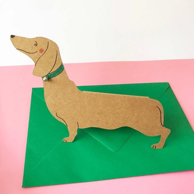 Place Cards - Standing Dachshund