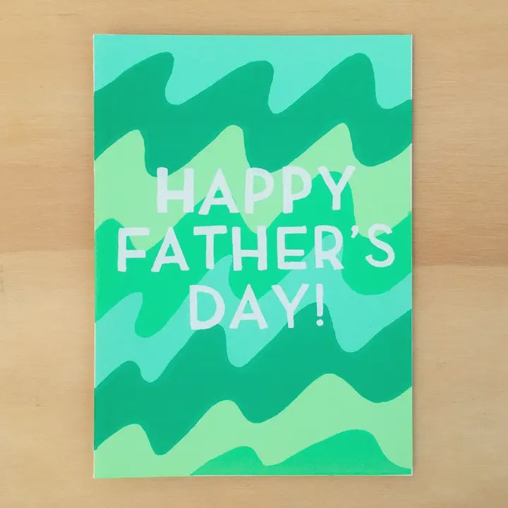 Father's Day Waves Card