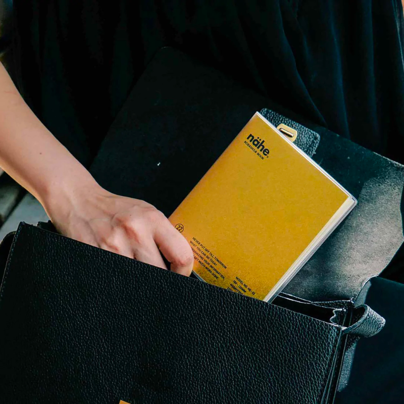 2024 Nahe Pocket Monthly Diary - Khaki