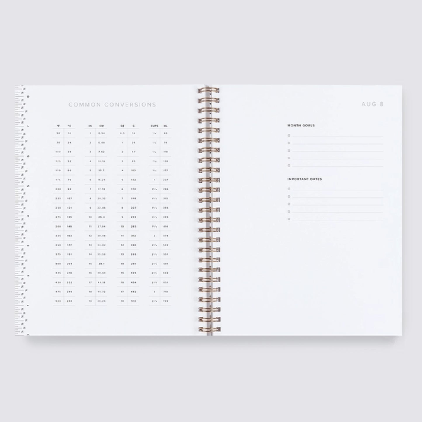2024-2025 Academic Weekly Grid Planner - Oxford Blue