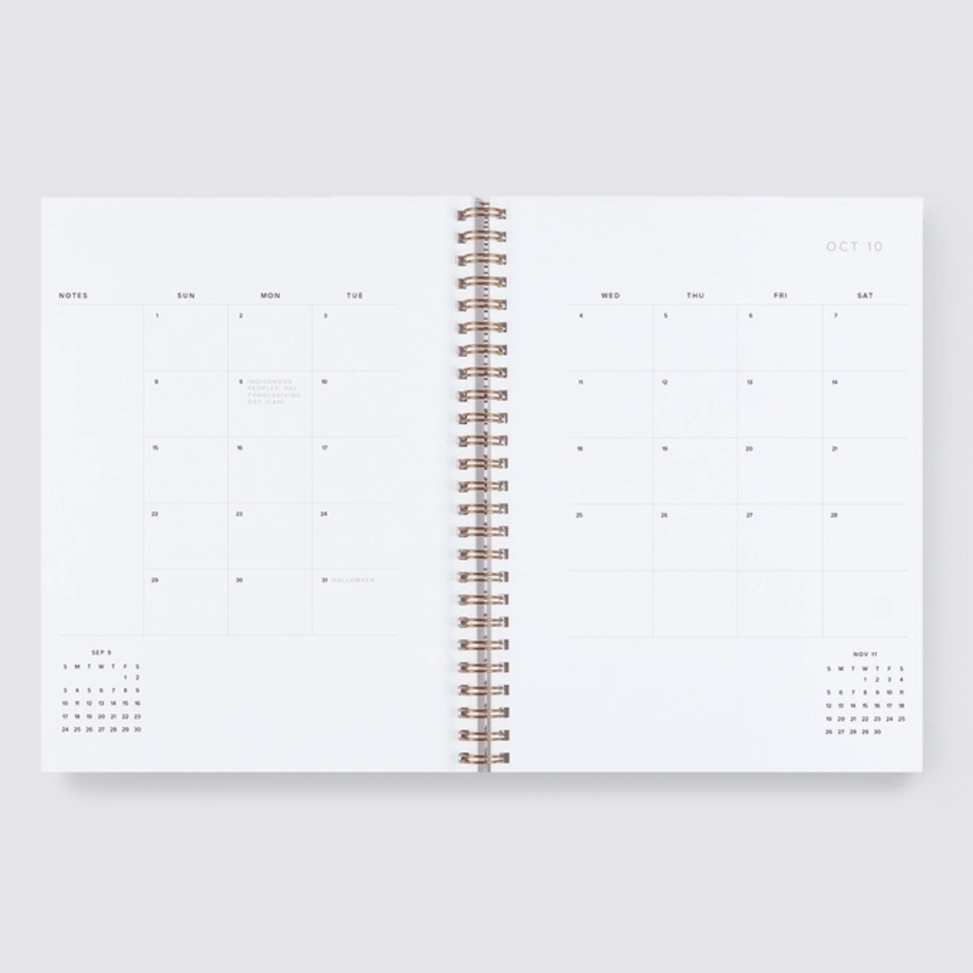 2024-2025 Academic Weekly Grid Planner - Oxford Blue