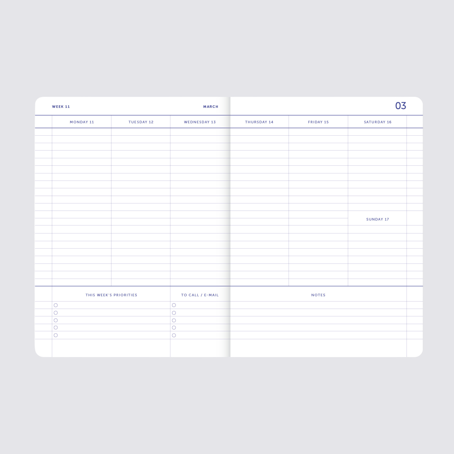 My Journal Weekly Diary 2024 - Mint Green