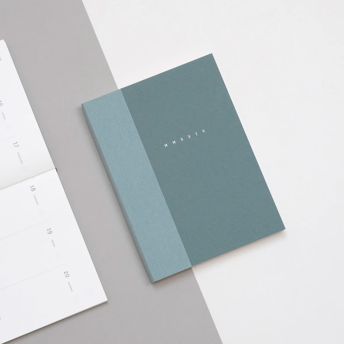 2024 Klasyk Weekly Diary - Eucalyptus