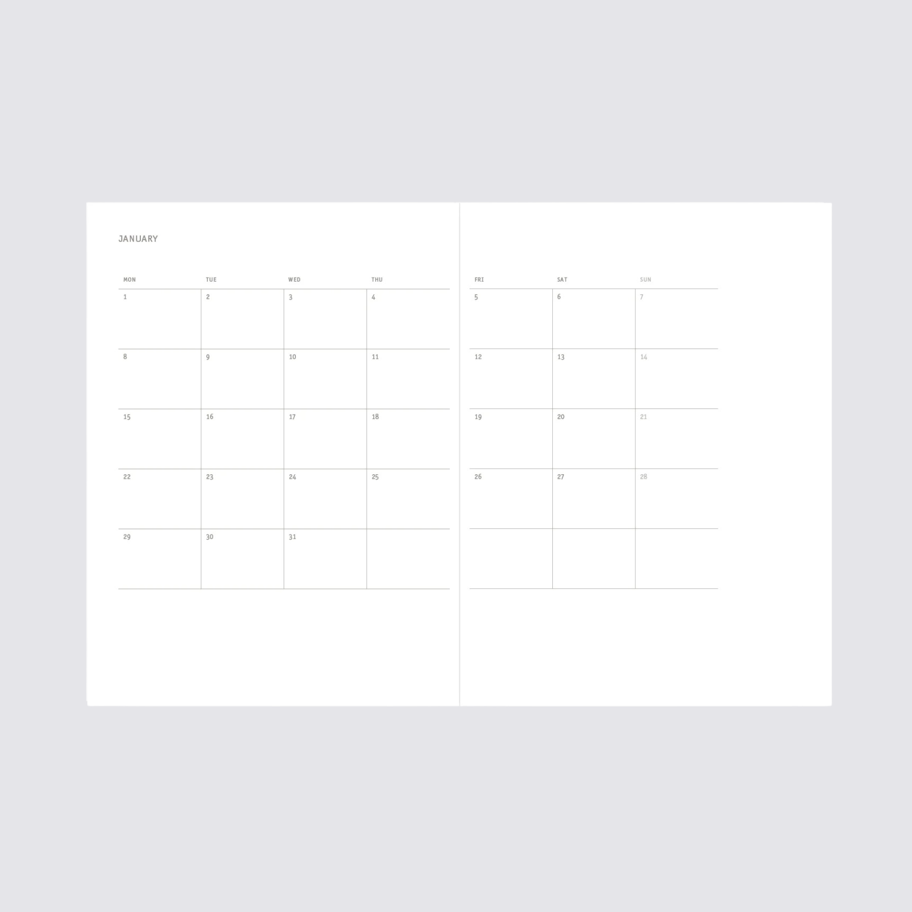 2024 Klasyk Weekly Diary - Ocean