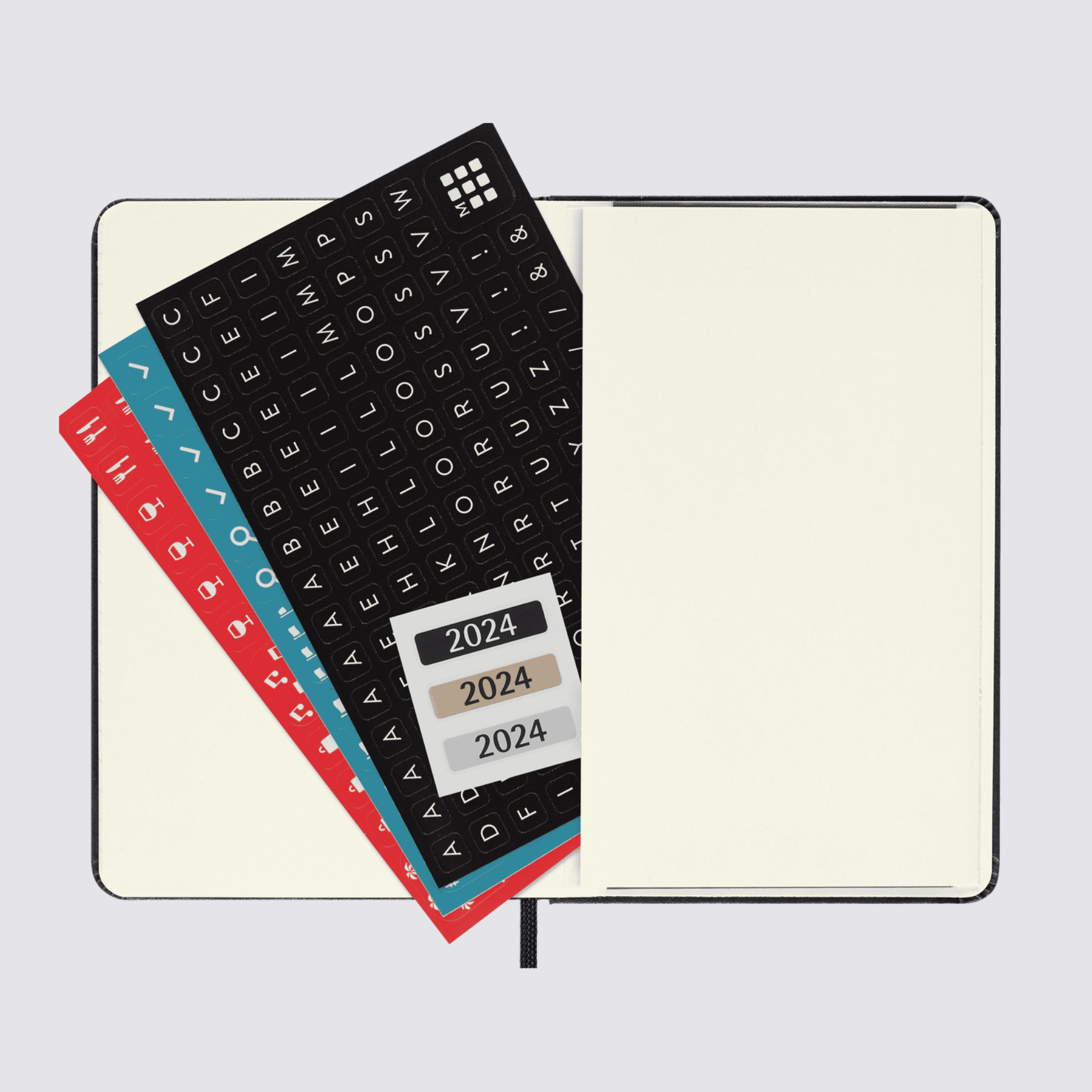 2024 Weekly Hard Cover Diary - Pocket / Black