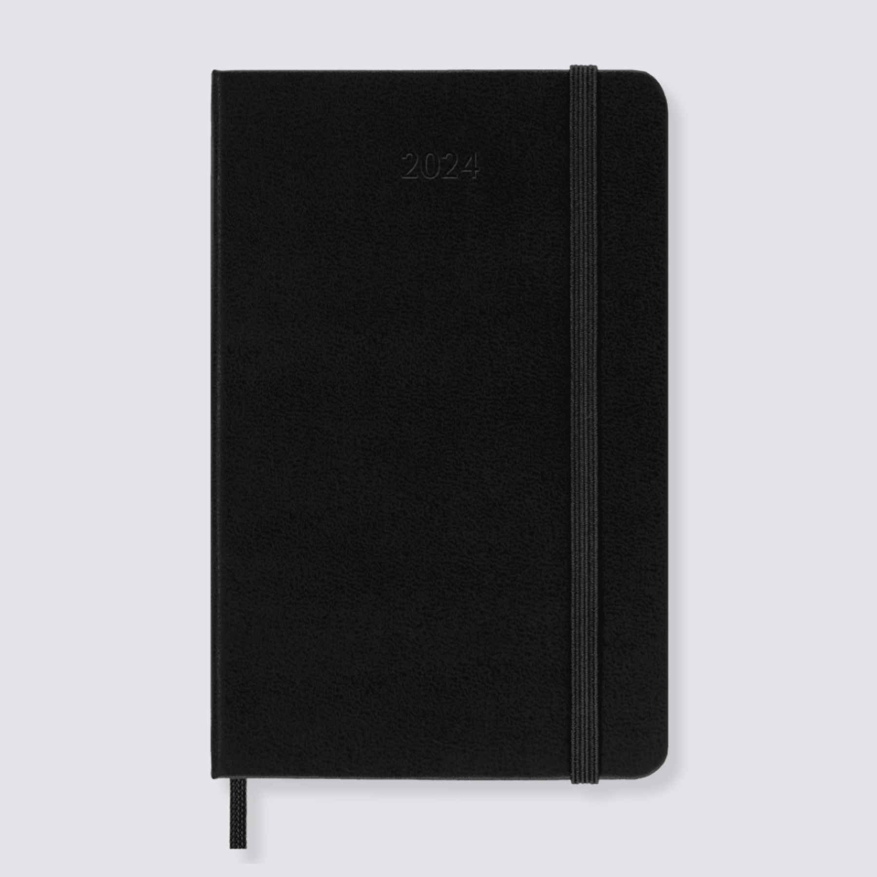 2024 Weekly Hard Cover Diary - Pocket / Black