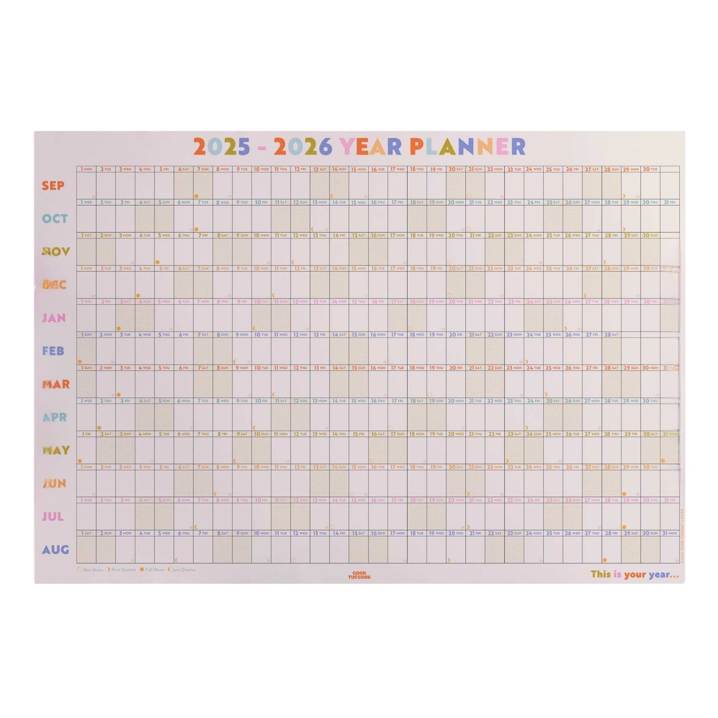 Year Planner 25 - 26