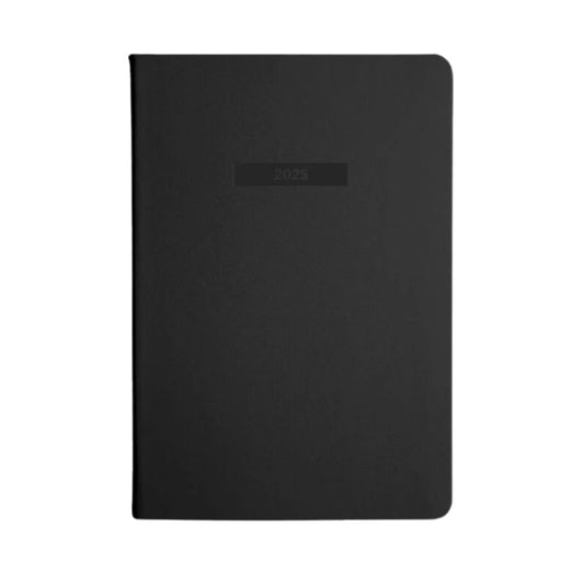 2025 A5 Weekly Notes Diary - Black