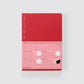 365 Days Ruled Notebook - Red / A5