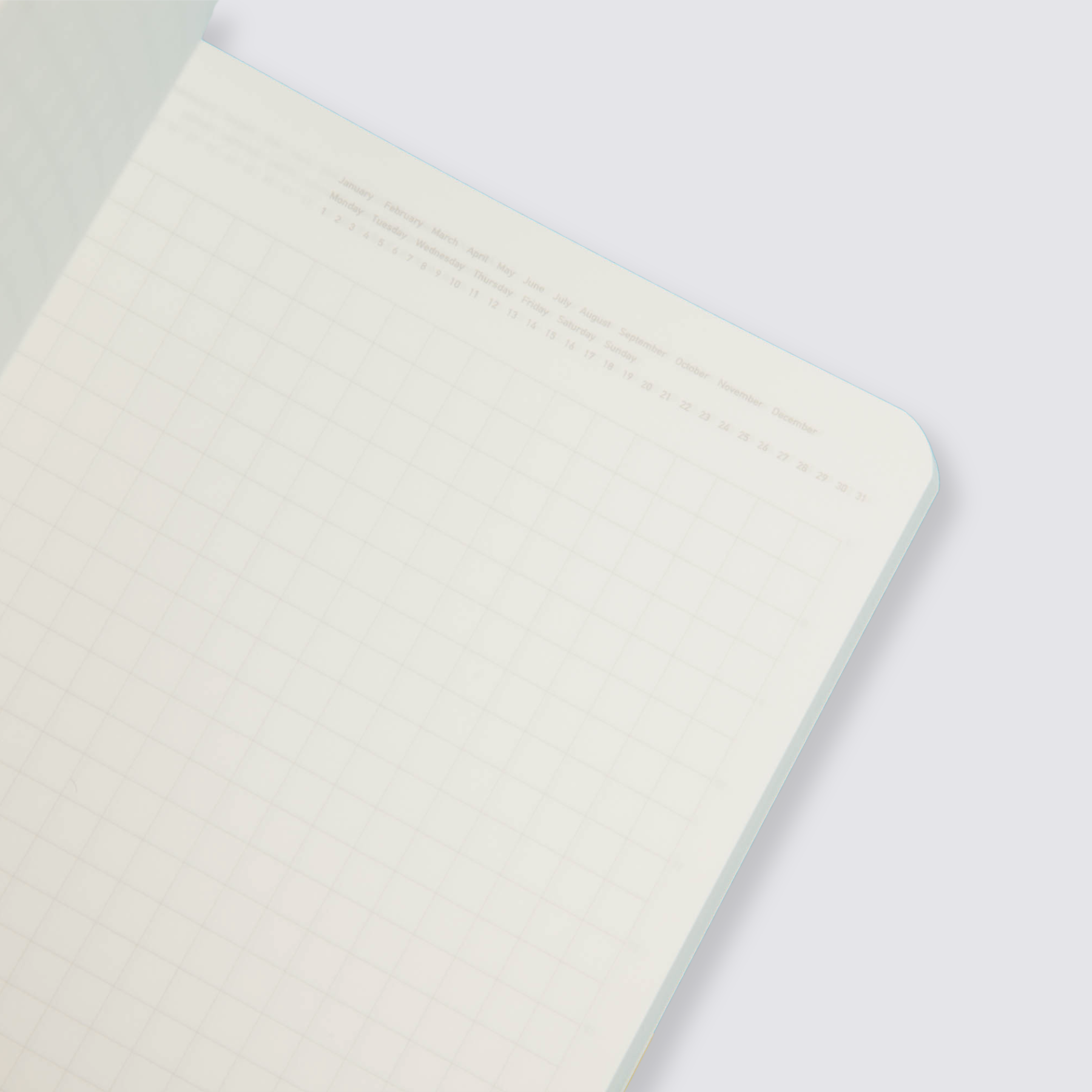 365 Days Graph Notebook - A5 / Blue
