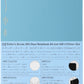 365 Days Dot Grid Notebook - Blue / A5