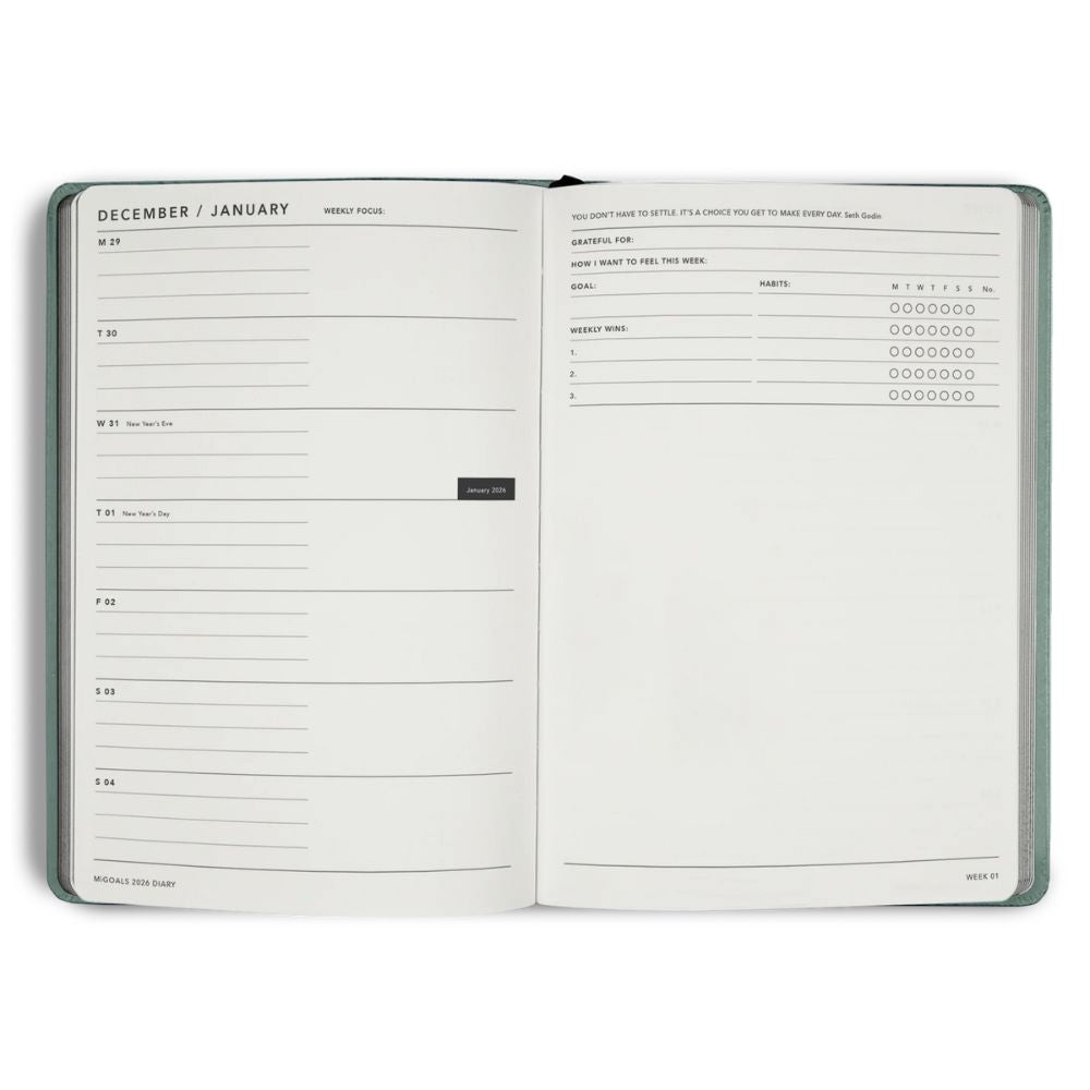 Migoals 2026 Diary 