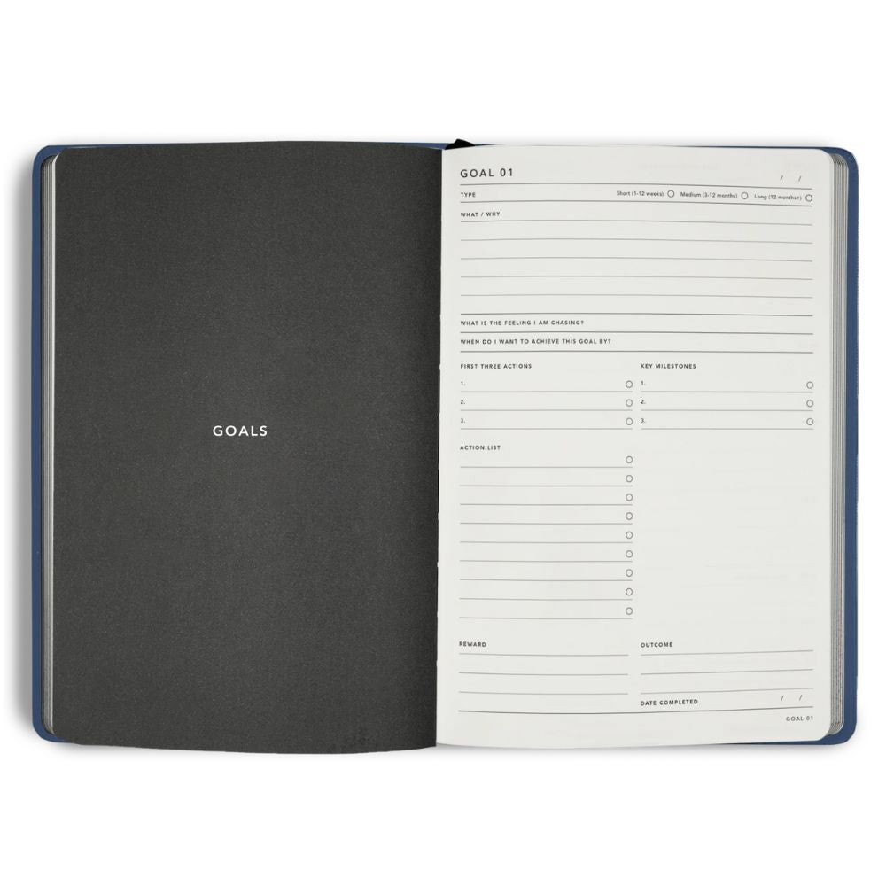 2026 Daily Goal Digger Planner - B5 / Element Blue