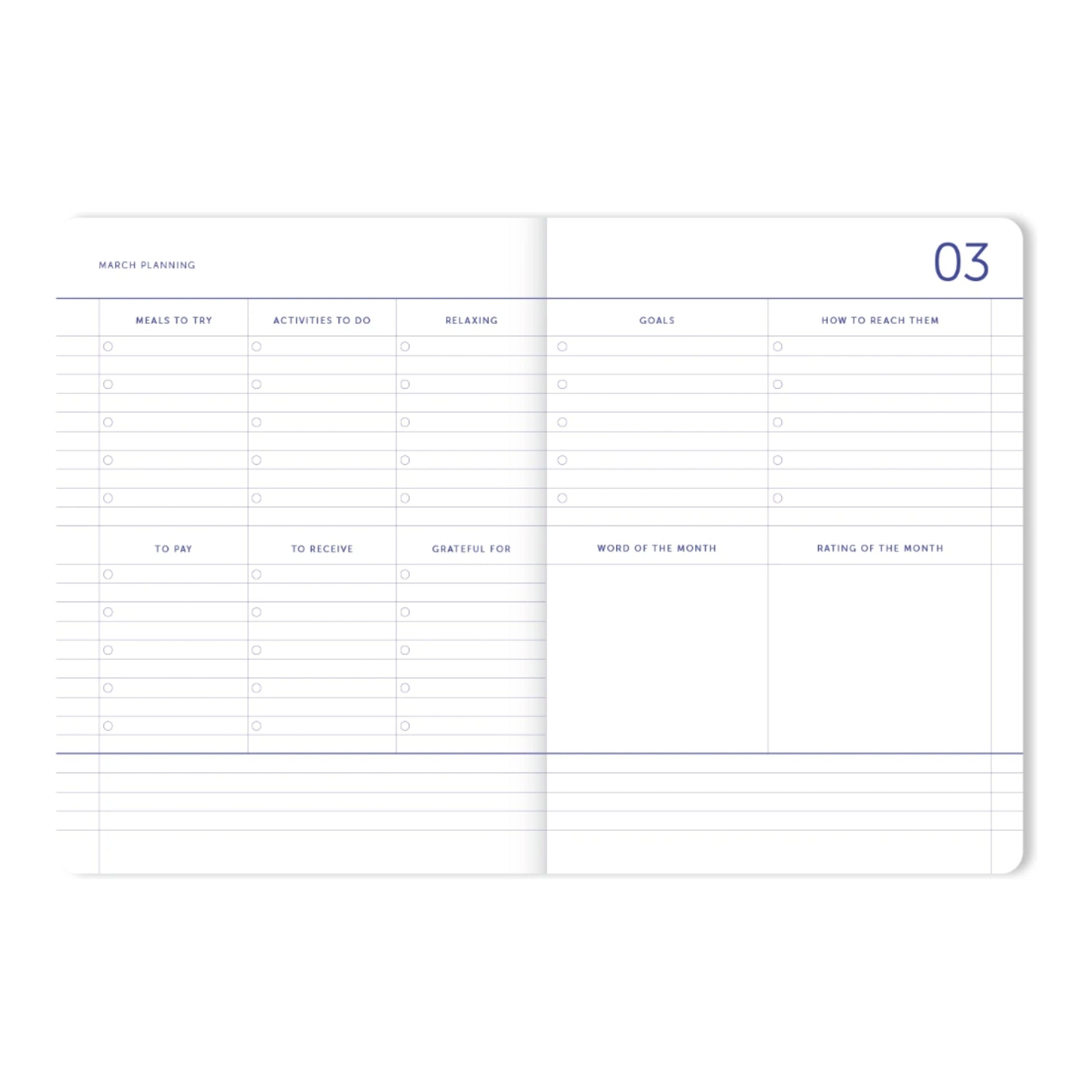 2025 My Journal Weekly Diary - Coral