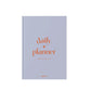 A5 Daily Planner in Purple and orange