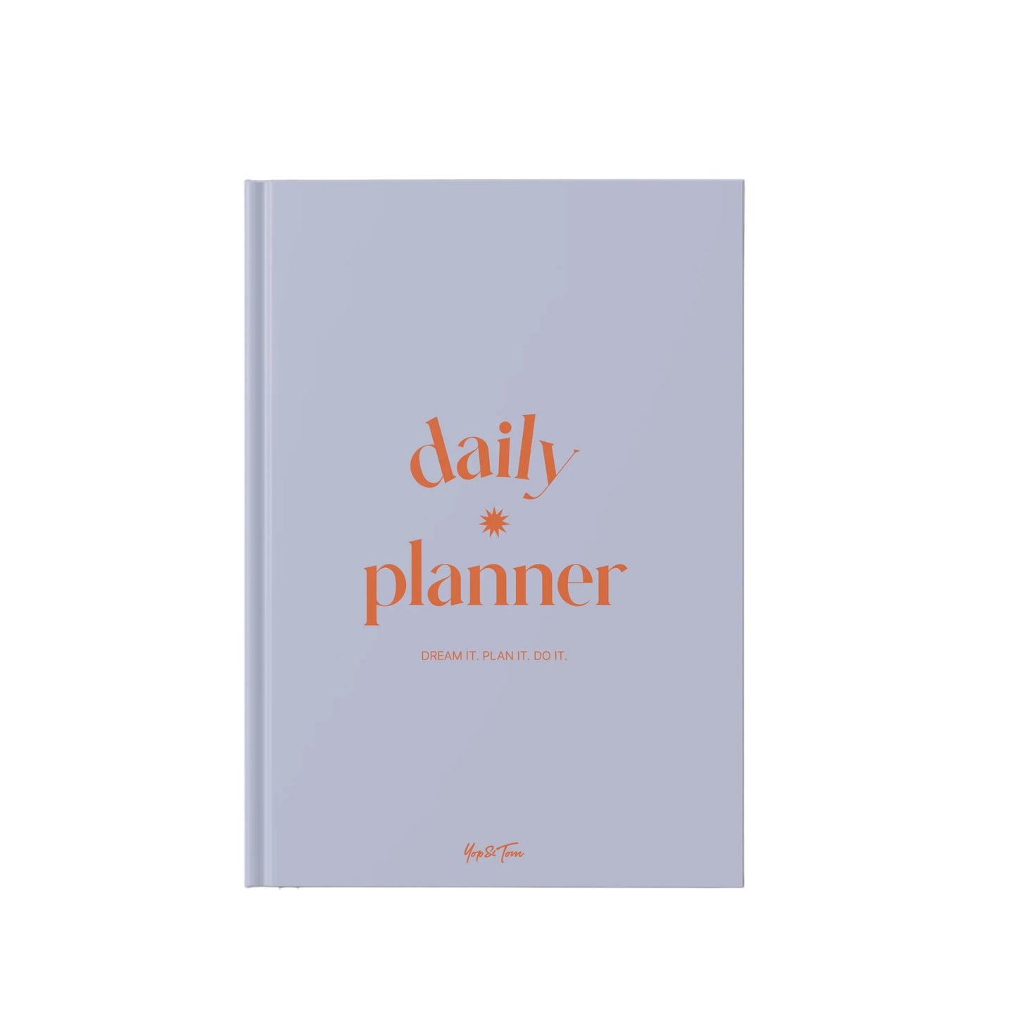 A5 Daily Planner in Purple and orange