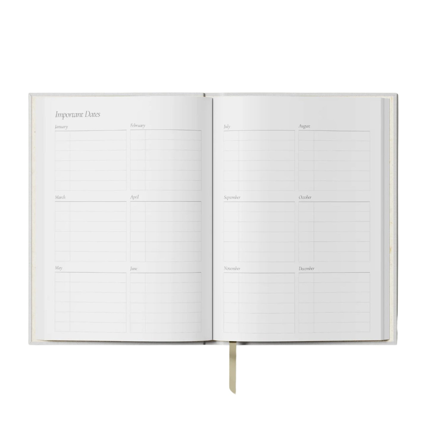 Undated Daily Planner -  Purple and Orange