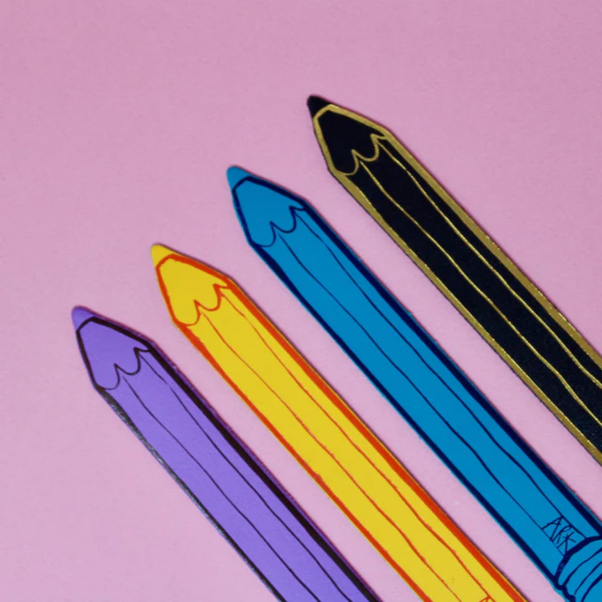 Always Write Bookmark - Hot Pink