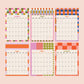 2024-2025 Mid Year Checks and Stripes Wall Calendar