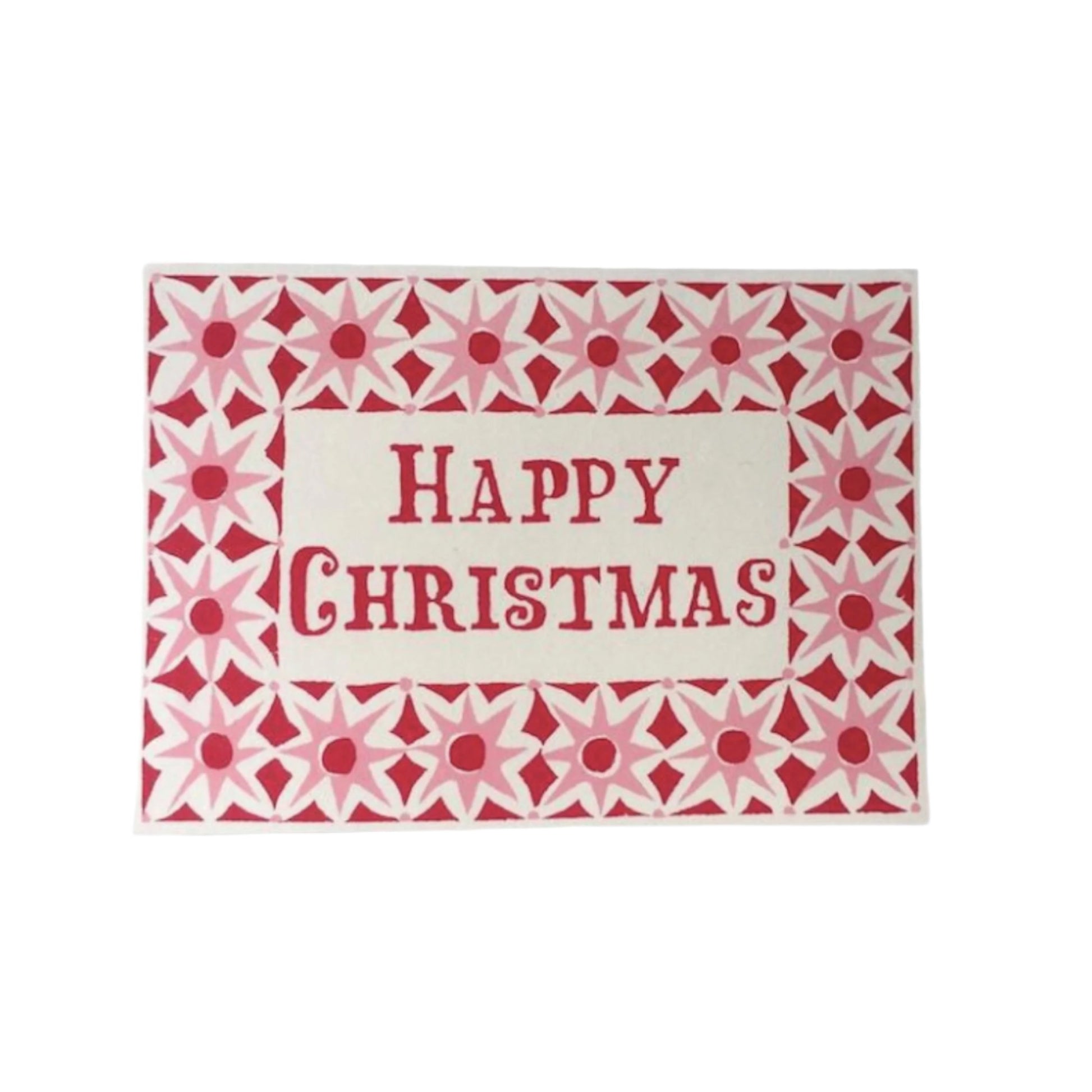 Alhambra Pink Happy Christmas - Set of 10