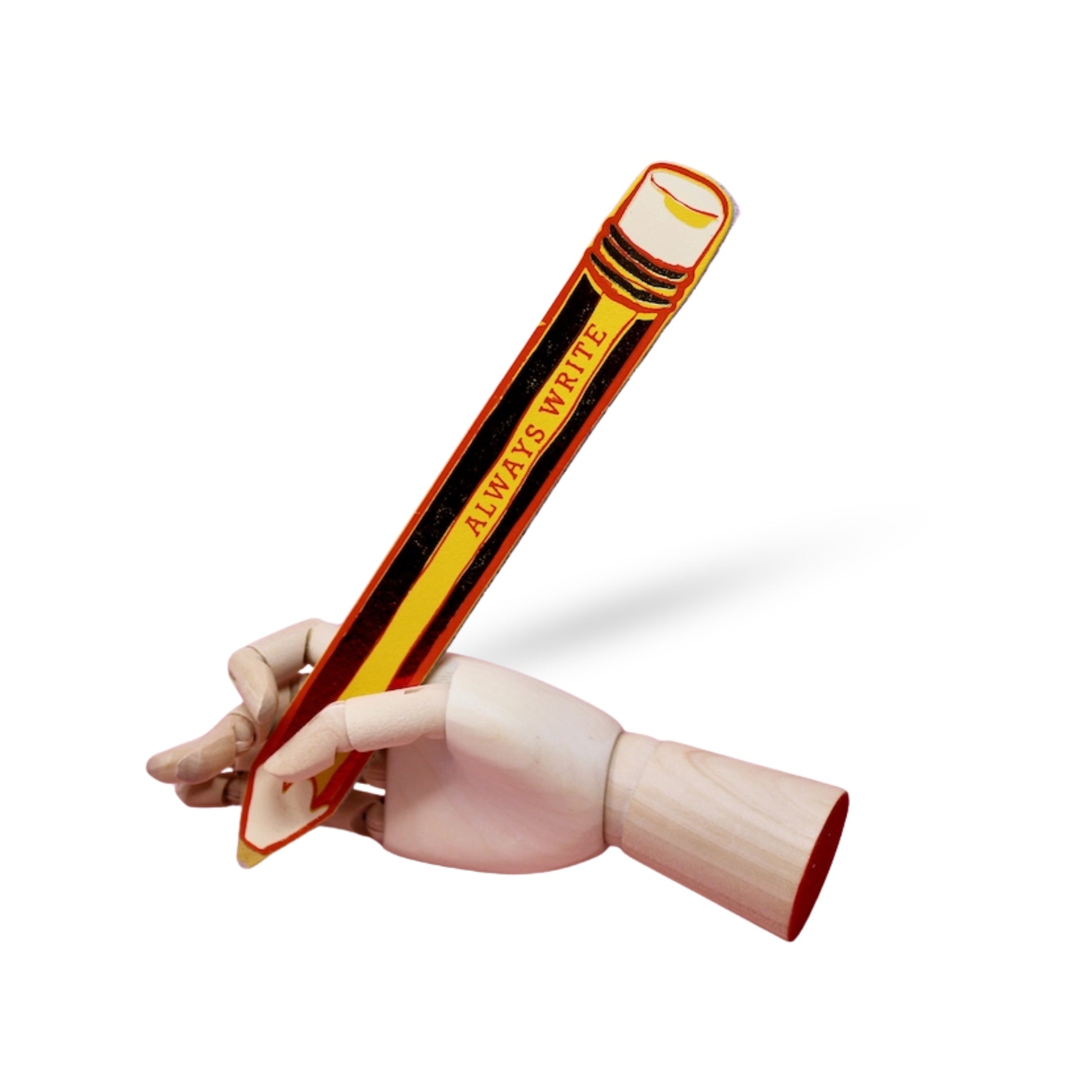 Always Write Bookmark - Yellow