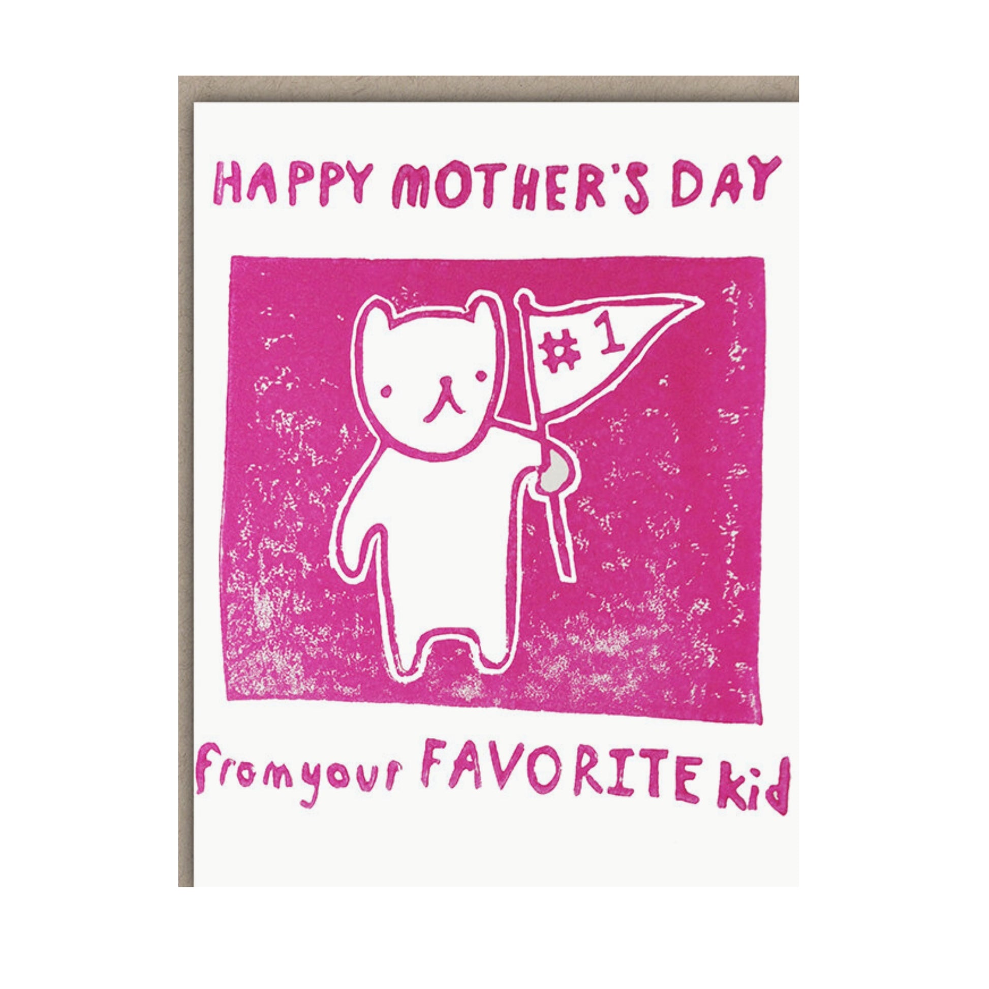 Sibling Rivalry Mother's Day Card