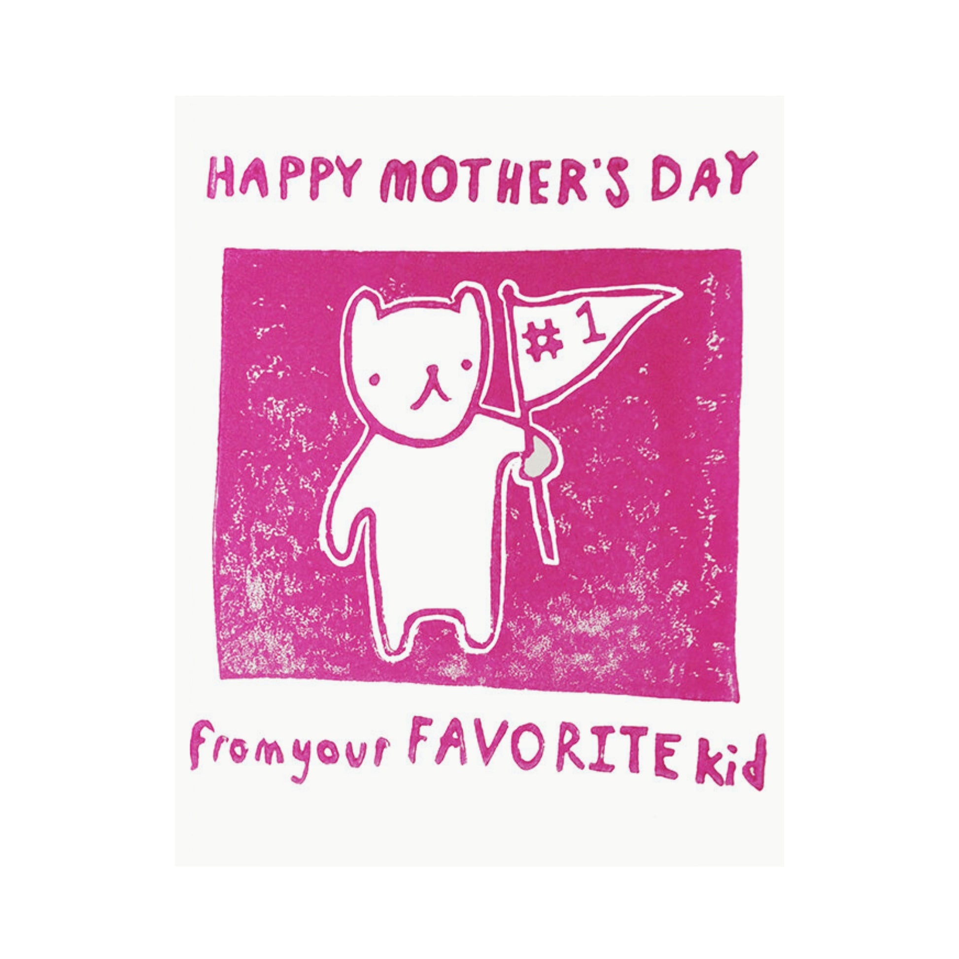 Sibling Rivalry Mother's Day Card