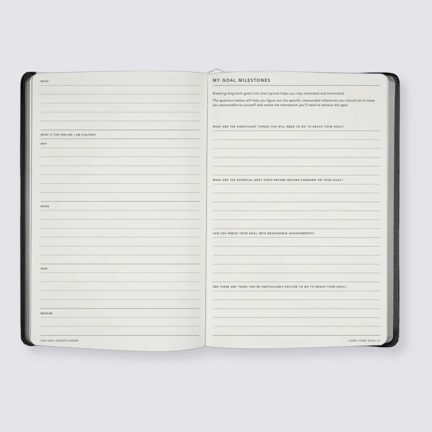 Weekly goal planner 2024 diary