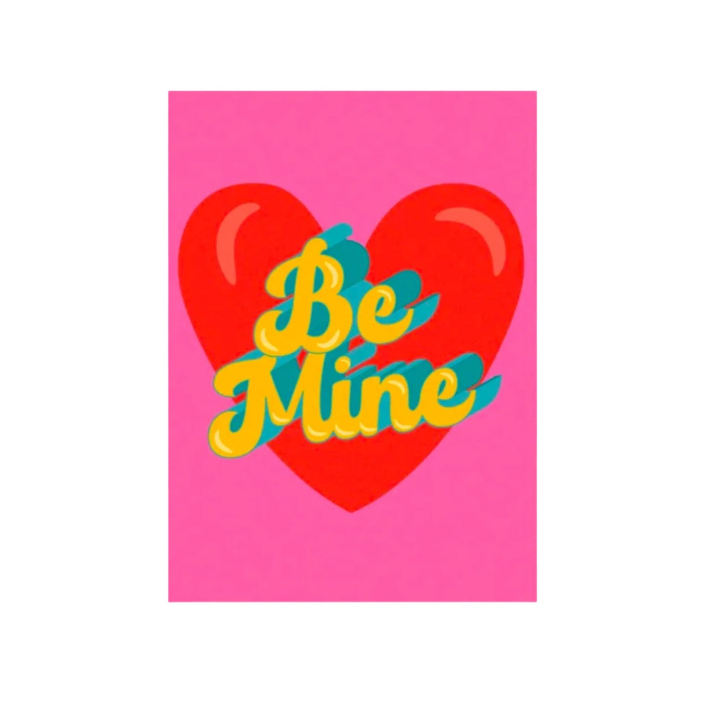 Me Mine Valentines Card