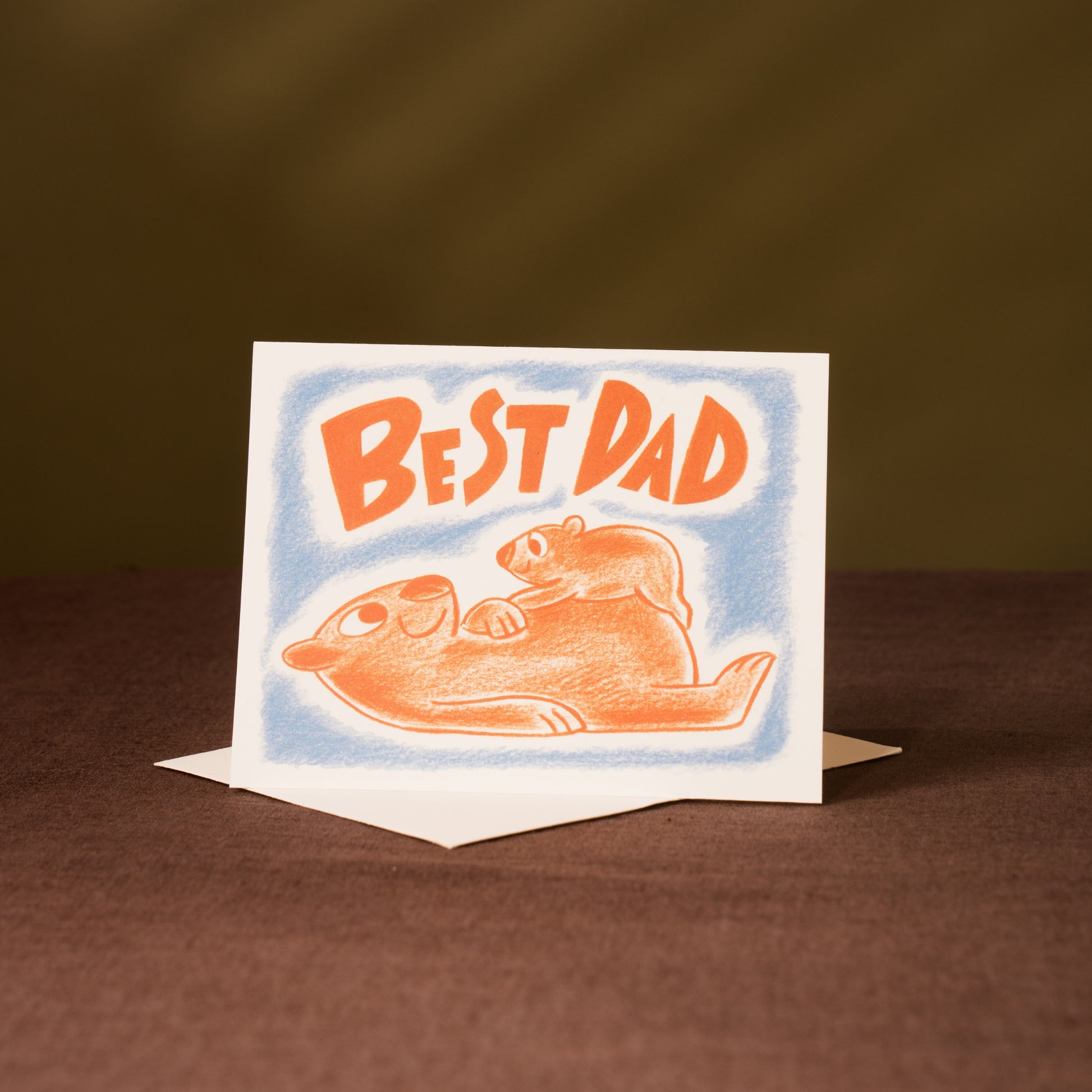 Wombat Dad Card
