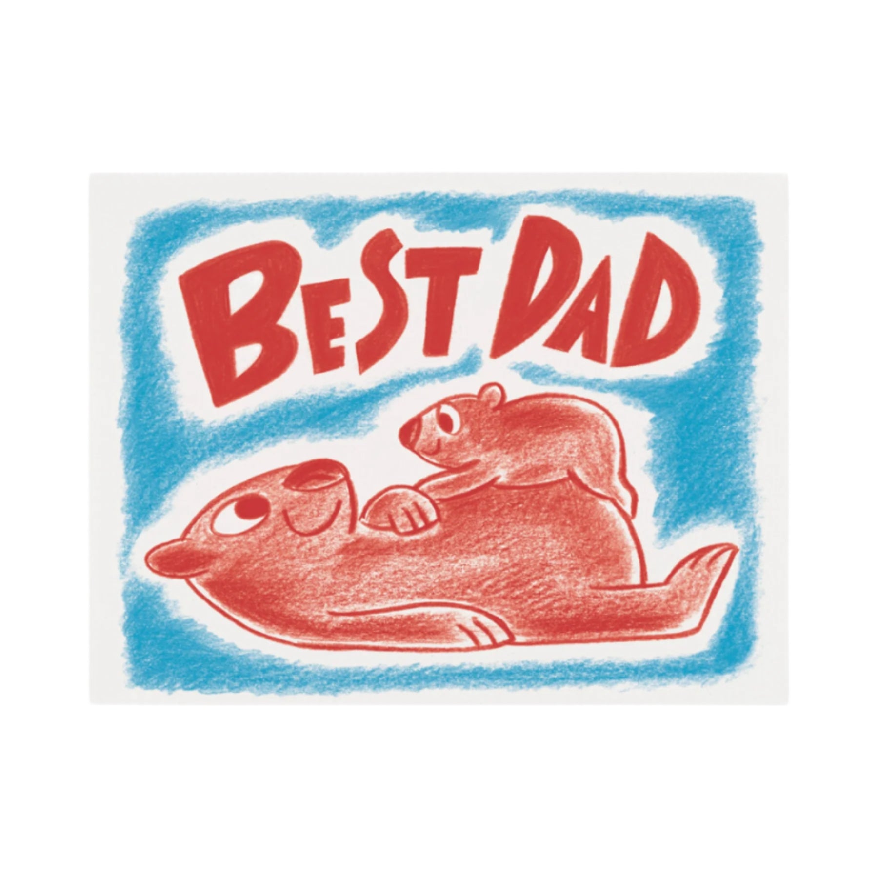 Wombat Dad Card