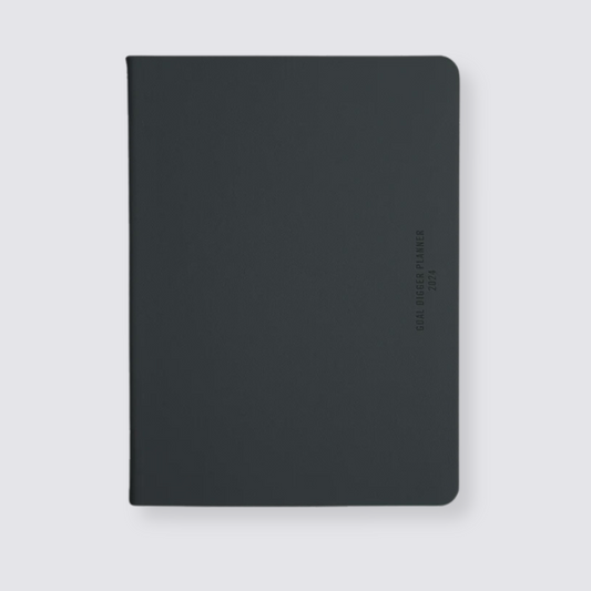 2024 Daily Goal Digger Planner - B5 / Black