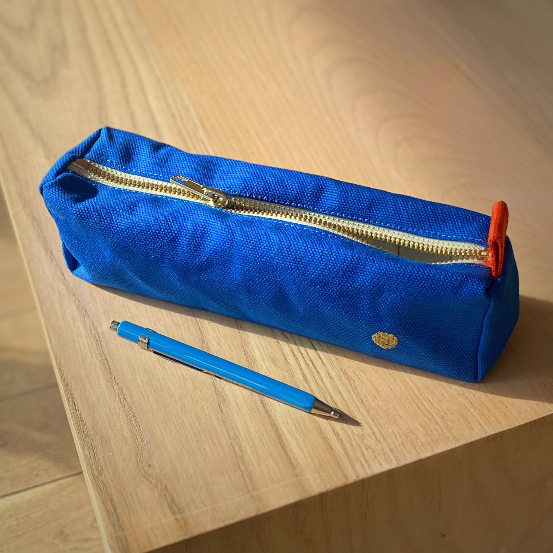 Pencil Case  - Process Blue Pouch