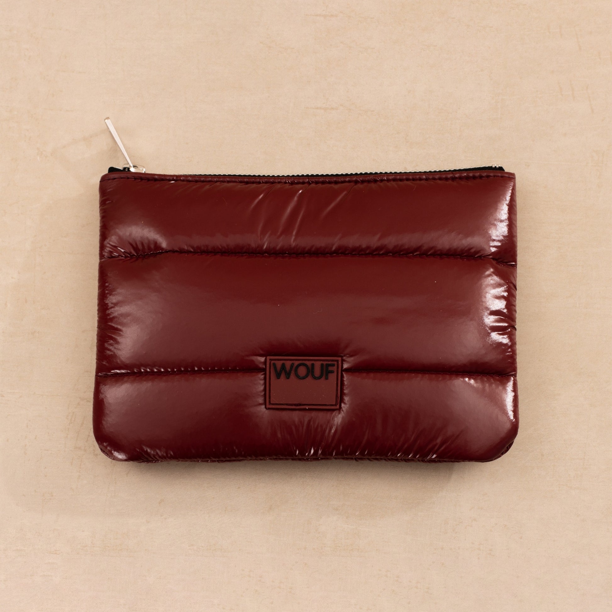 Wouf - Glossy Pouch - Burgundy