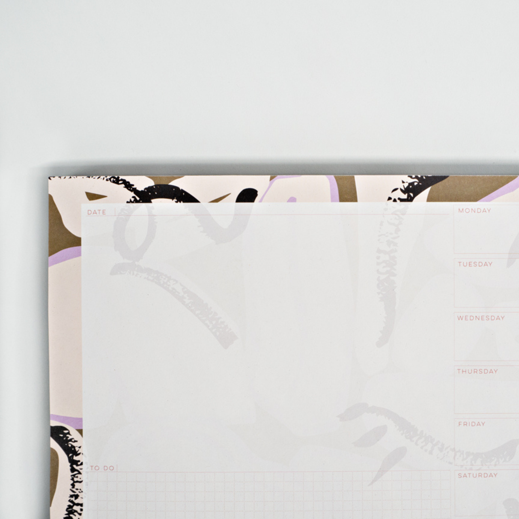 Capri Weekly Desk Organiser Pad