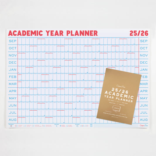 2025-2026 Academic Year Wall Planner