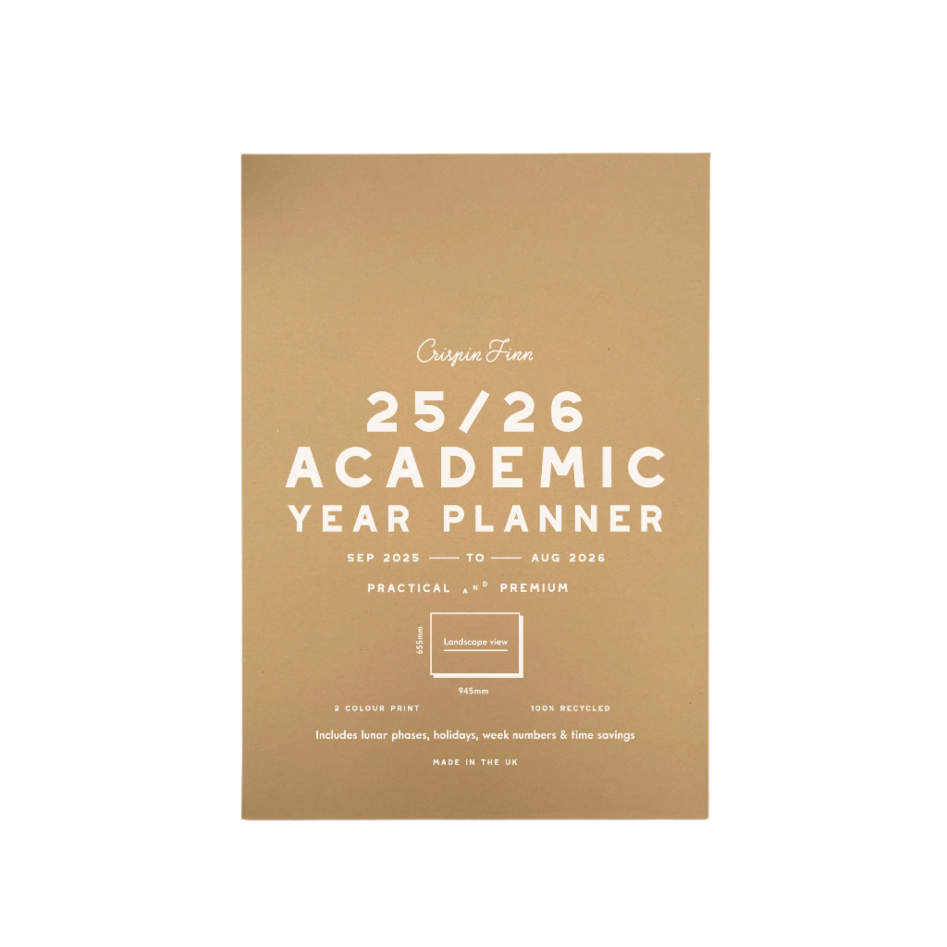 2025-2026 Academic Year Wall Planner