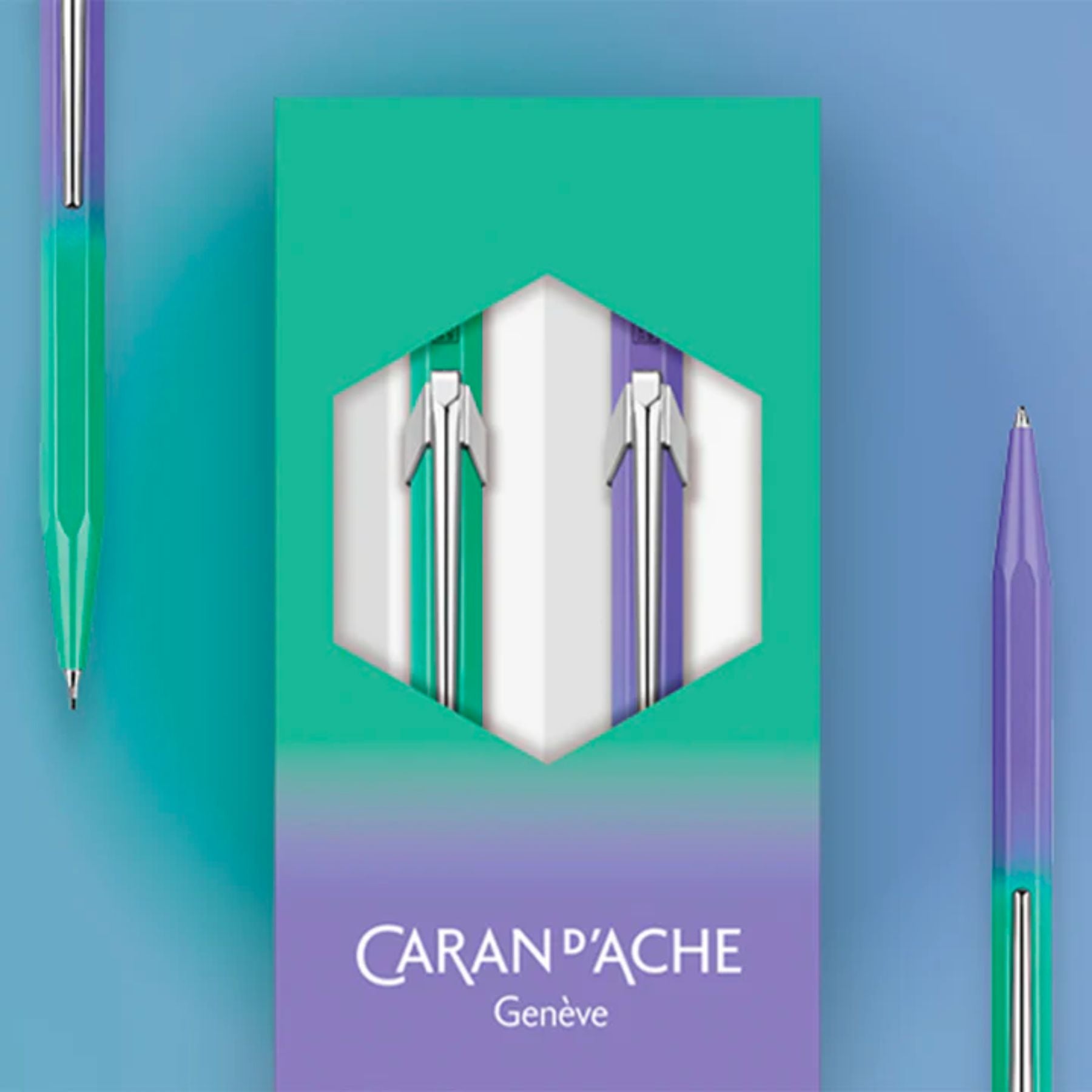 849 Ballpoint Pen and 844 Mechanical Pencil Set - Borealis