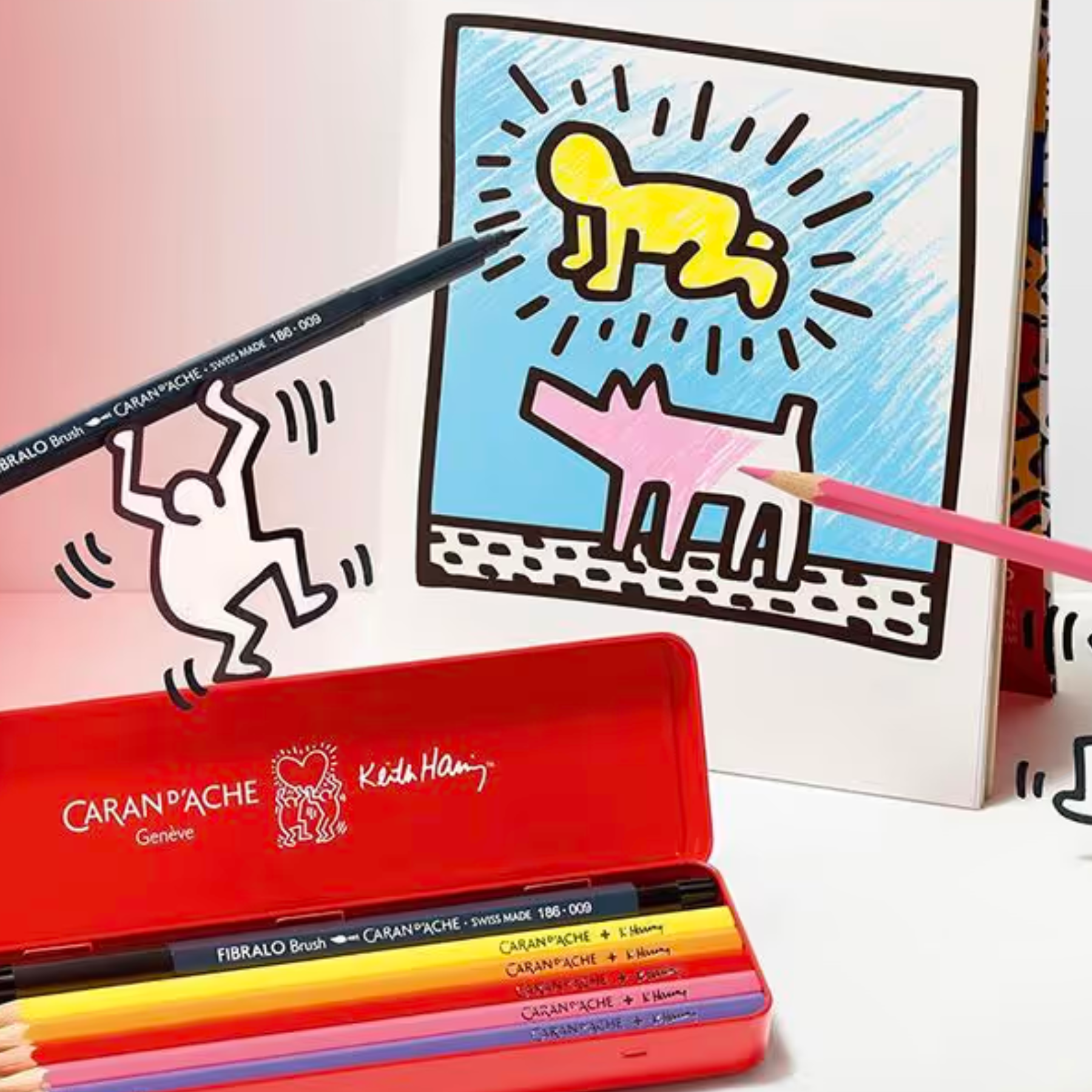 Keith Haring Colour Pencils Set