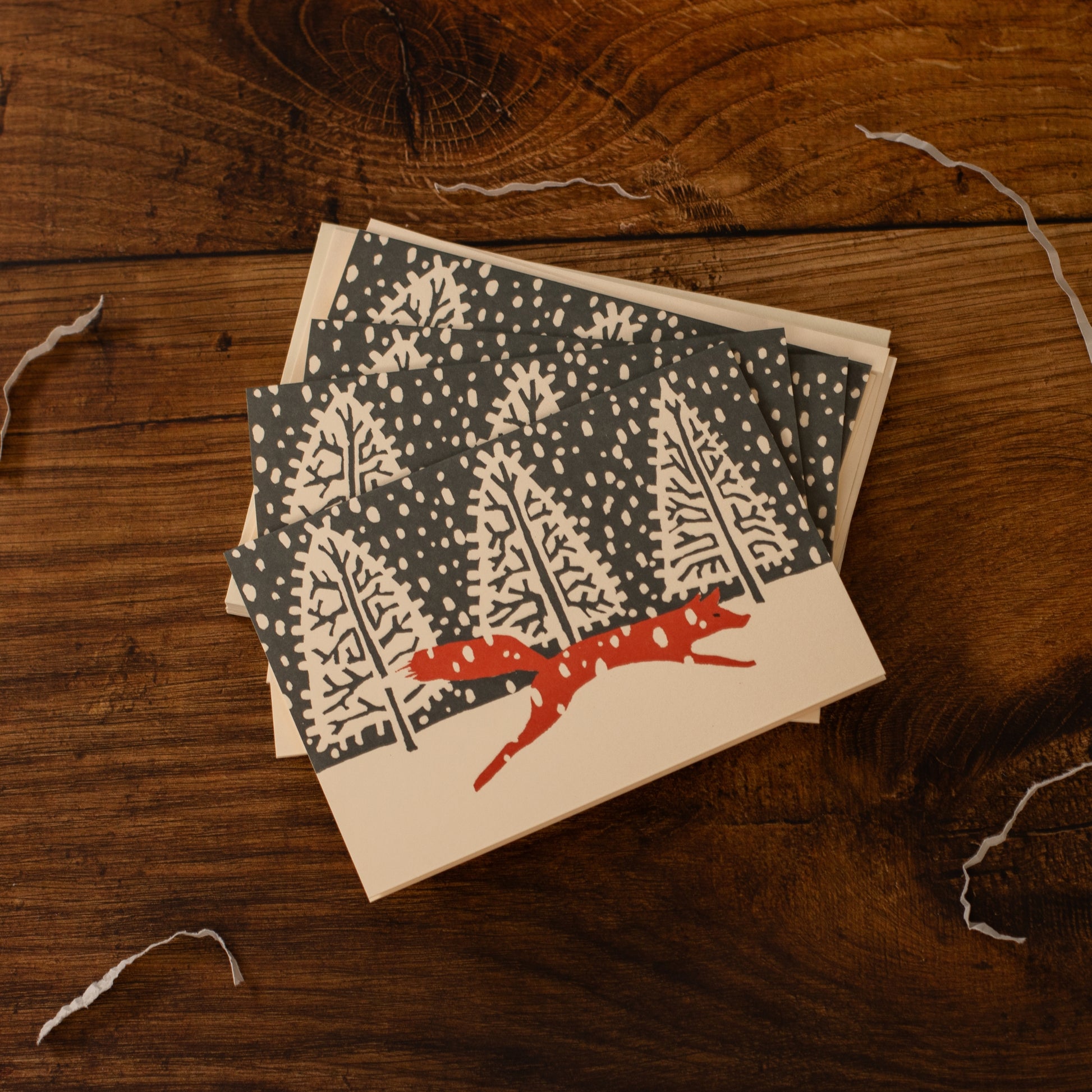 Fox in Winter - Set of 10
