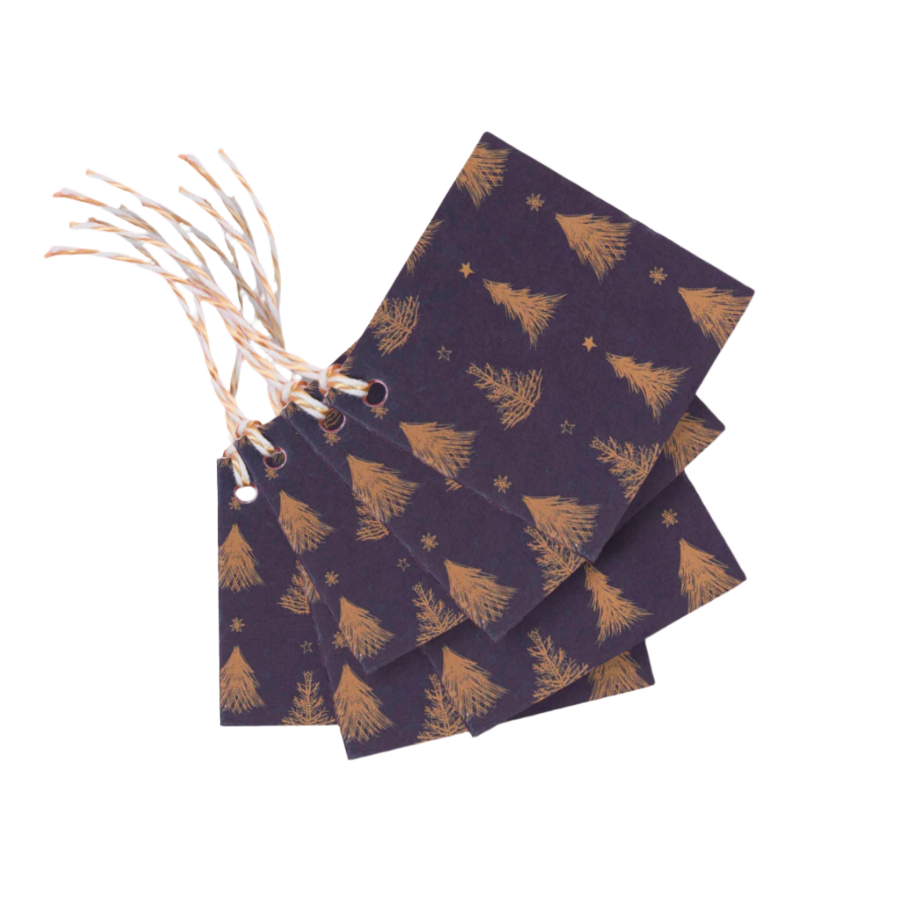 Gift Tags - Purple Tree (Set of 6)