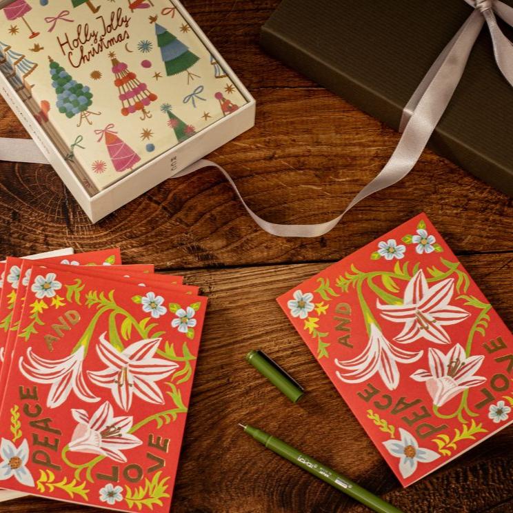 Christmas Amaryllis - Set of 8