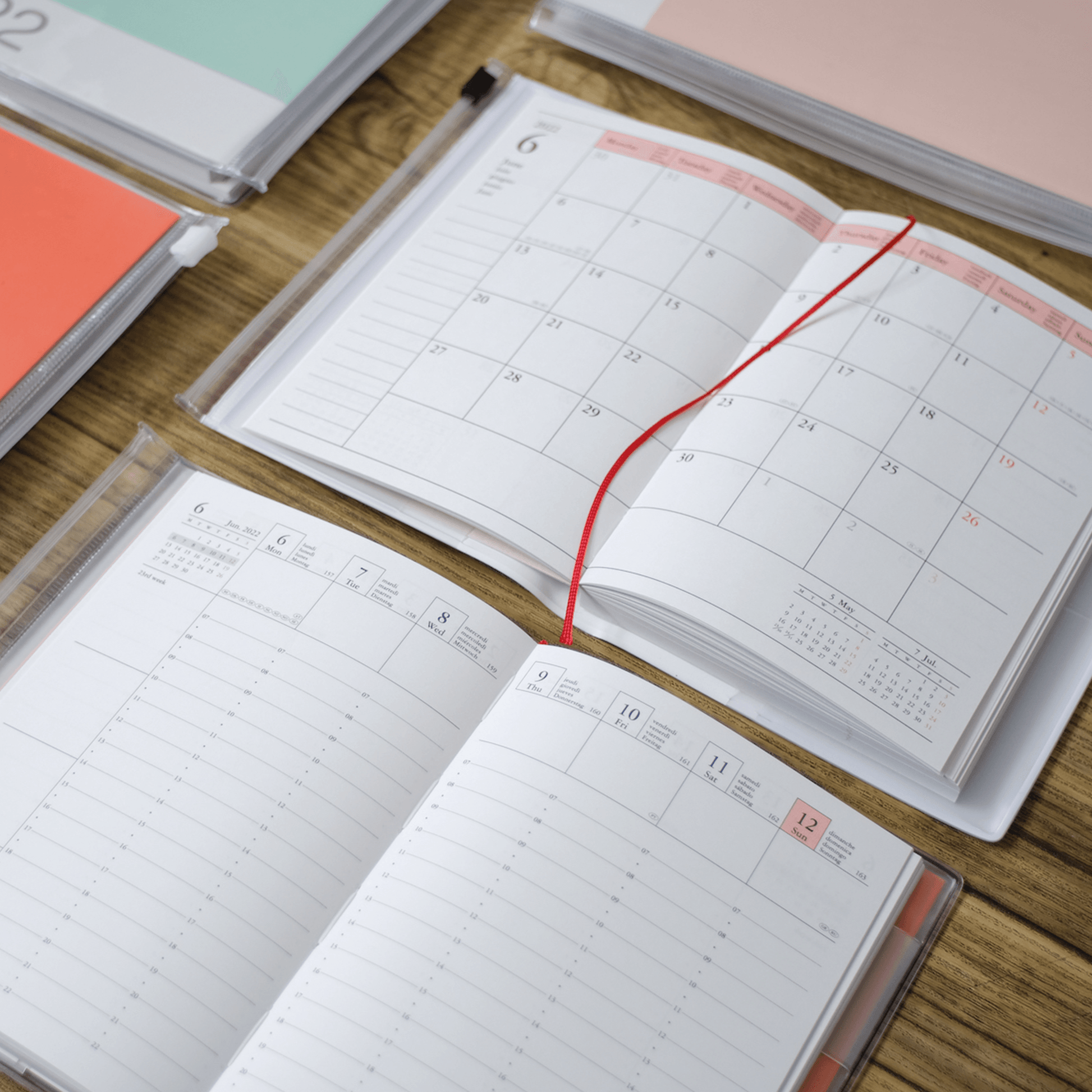 2024-2025 Colors Weekly A6 Diary - Green
