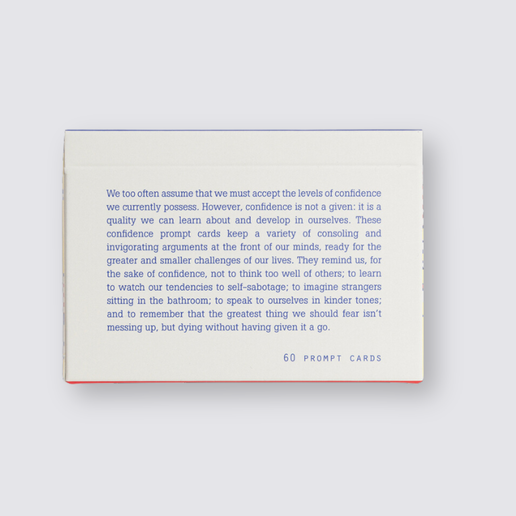 Confidence Prompt Cards