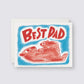 Wombat Dad Card