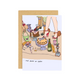 Dancing on table birthday card