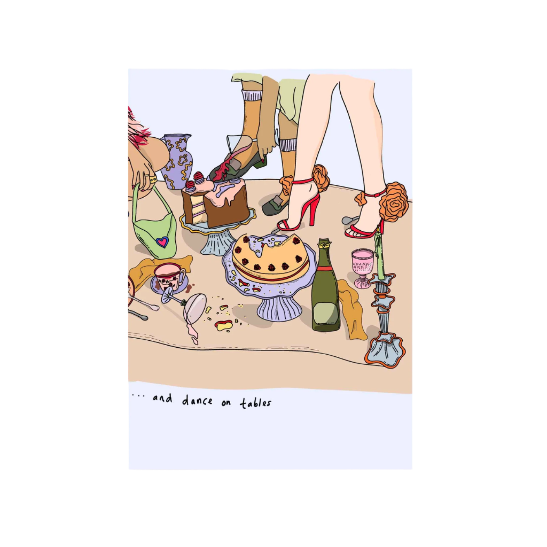 Dancing On Tables Card